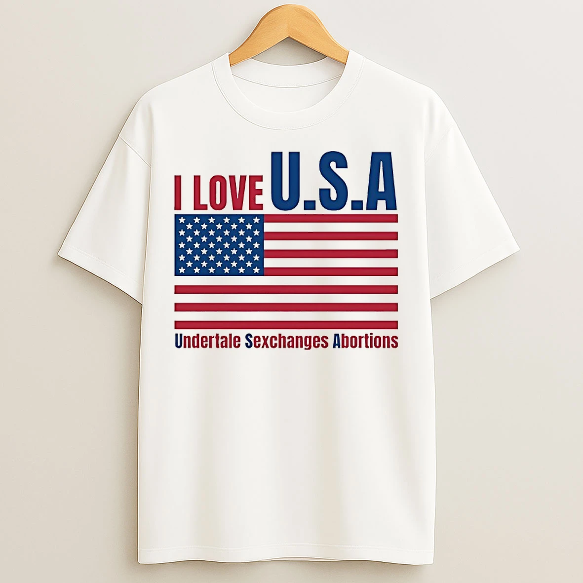Classic I Love Usa Undertale Sexchanges Abortions T Shirts