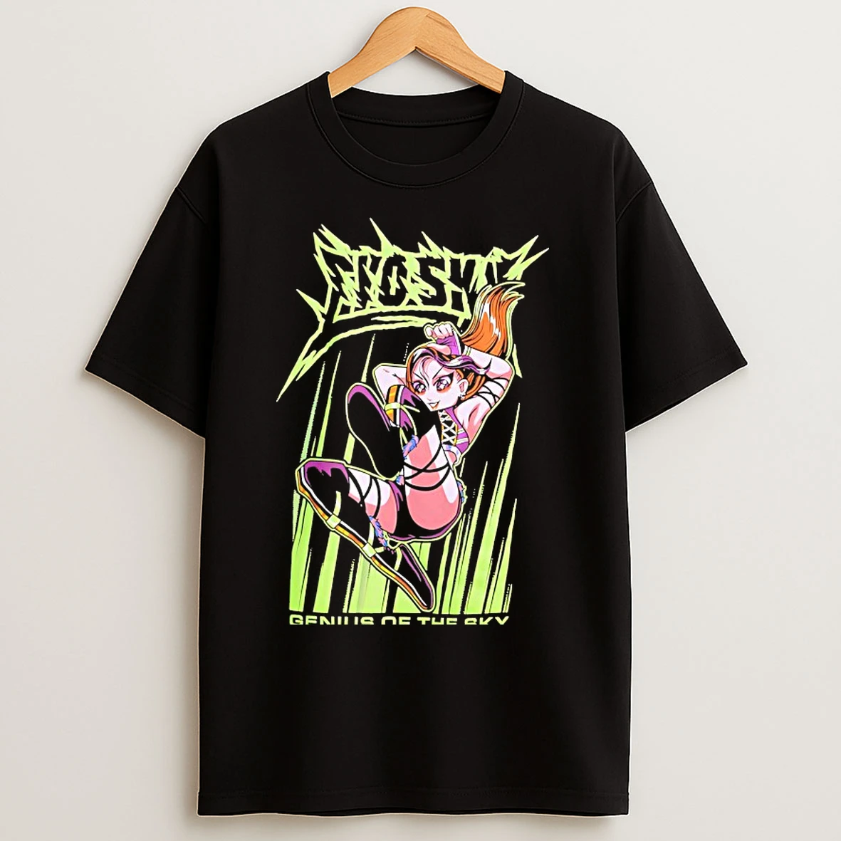 Classic Iyo Sky Genius Of The Sky Chibi Neon Color T Shirts