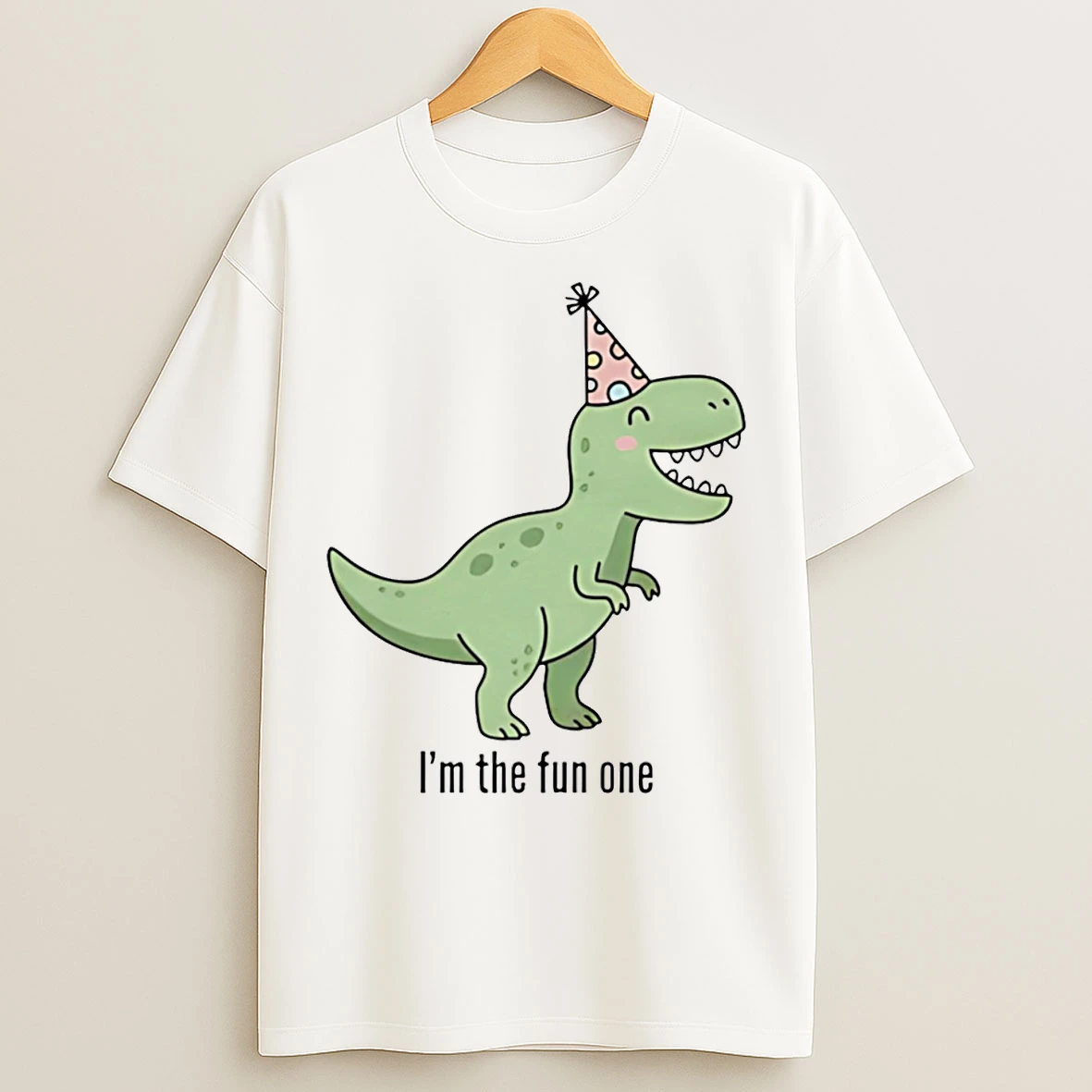 Classic Im The Fun One Dinosaur T Shirts