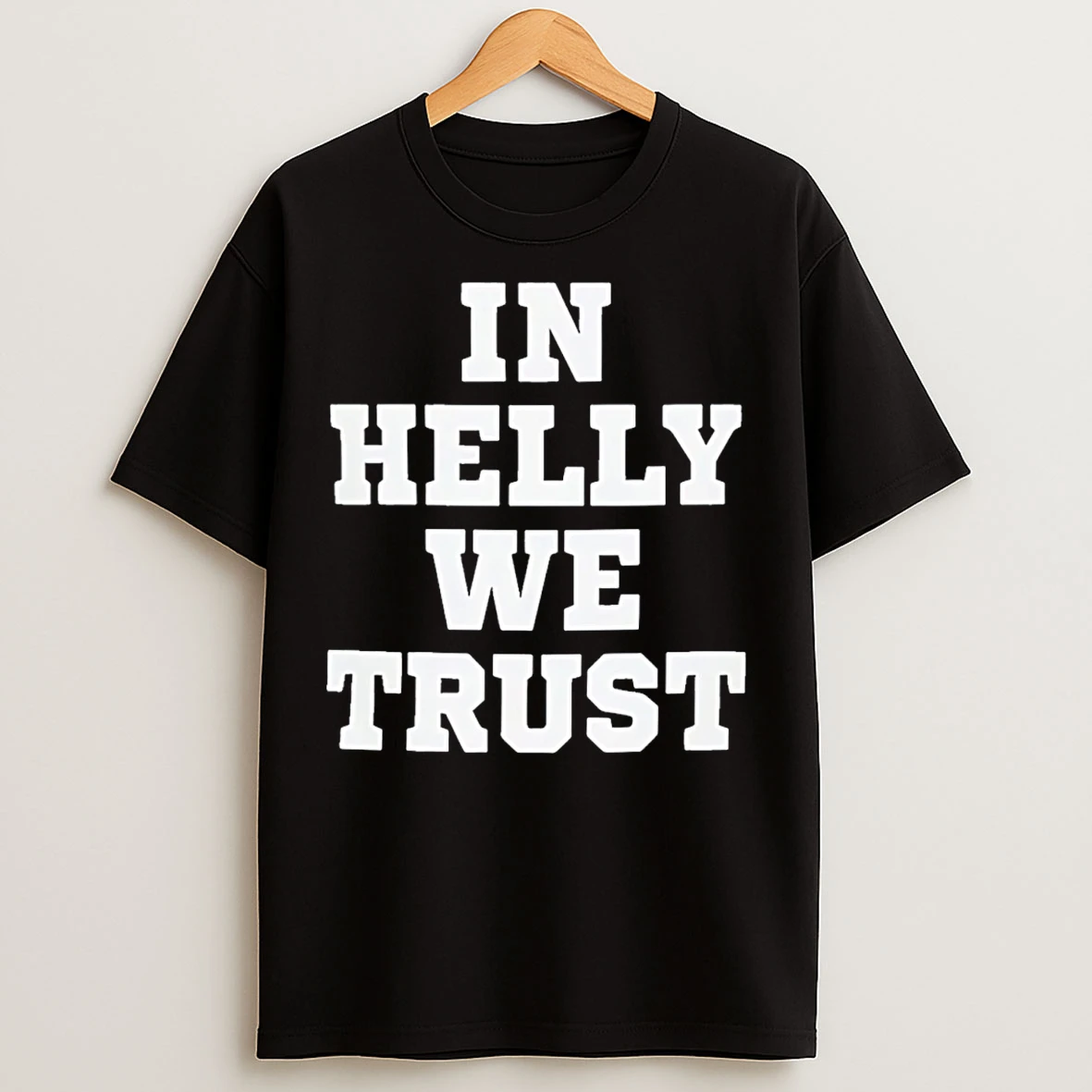 Classic In Helly We Trust Usa Hockey T Shirts