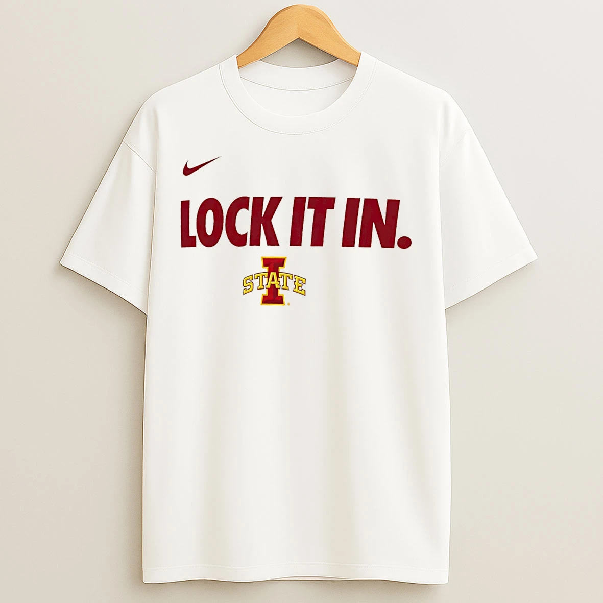 Classic Iowa State Cyclones Lock It In Logo T Shirts