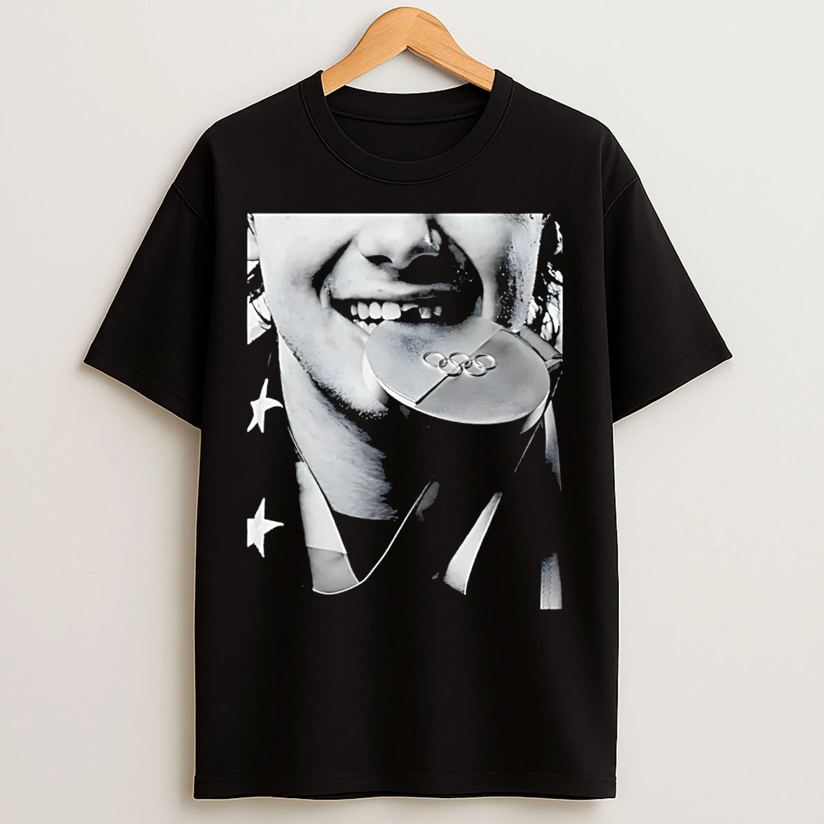 Classic Jack Hughes Teeth Gold Team Usa Olympic Champions 2026 T Shirts
