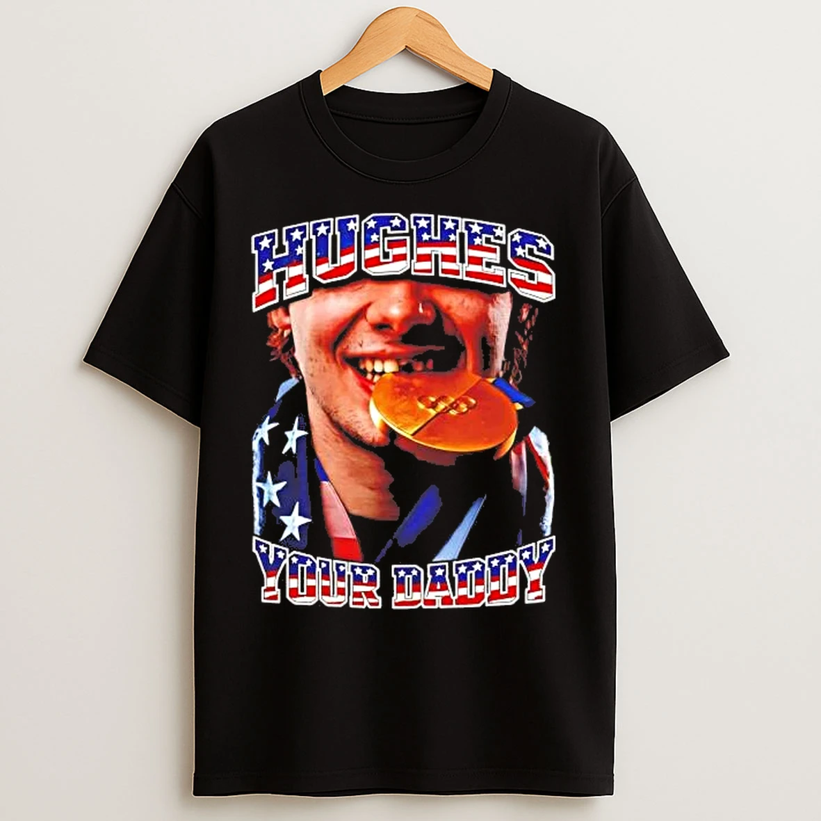 Classic Jack Hughes Gold Medal Your Daddy T Shirts