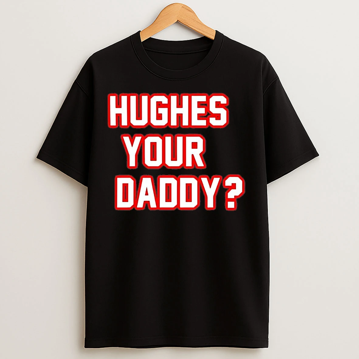 Classic Jack Hughes Your Daddy New Jersey Hockey T Shirts