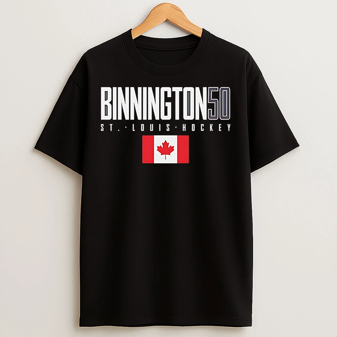 Classic Jordan Binnington St Louis Canada Elite Number And Name T Shirts