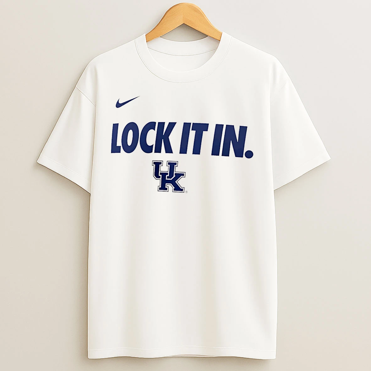 Classic Kentucky Wildcats Lock It In Logo T Shirts