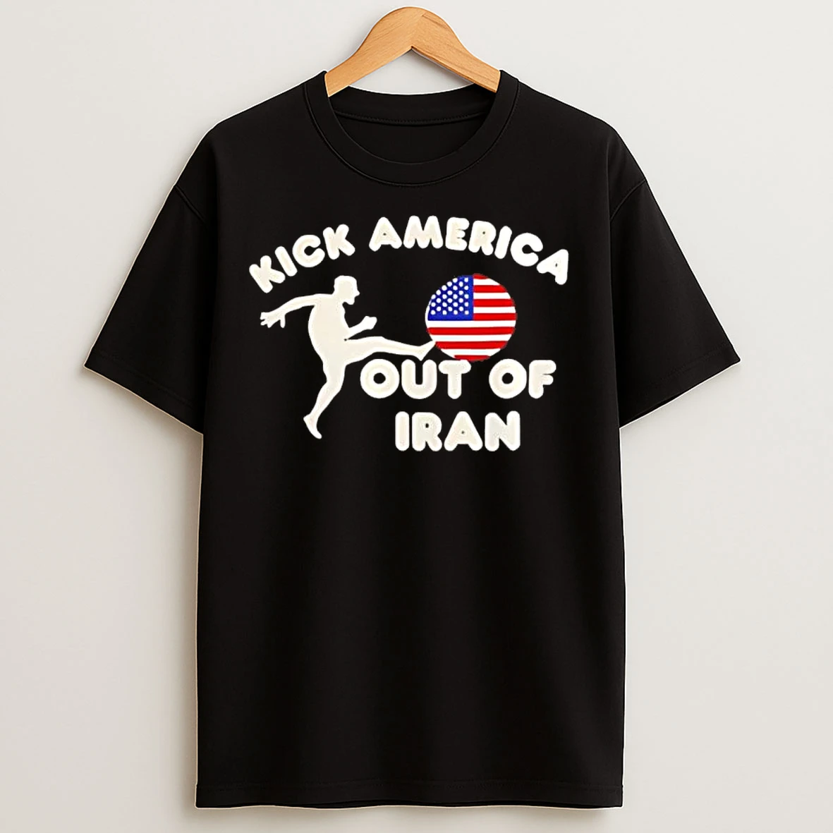 Classic Kick America Out Of Iran Tee T Shirts