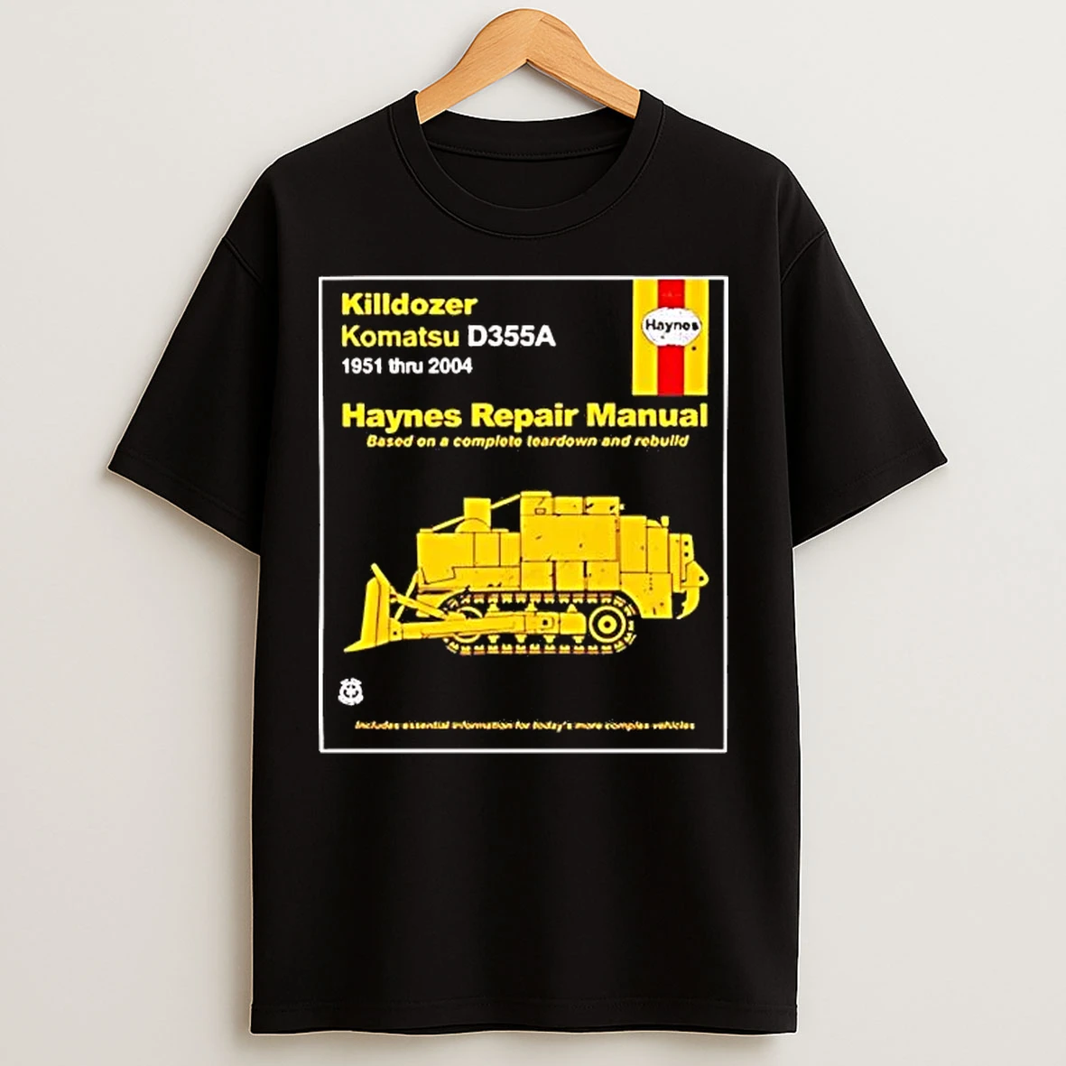 Classic Killdozer Komatsu D355a Haynes Repair Manual T Shirts