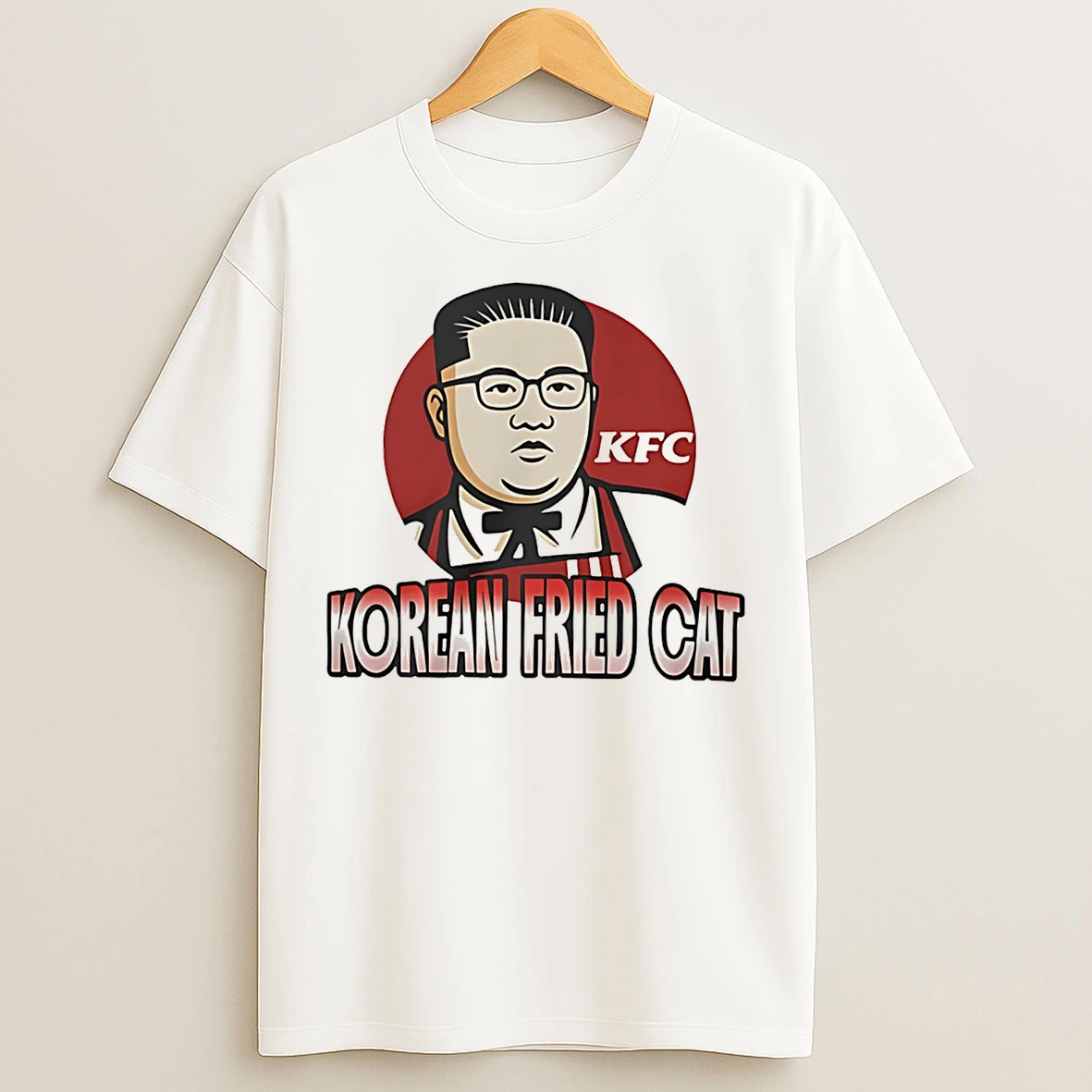 Classic Korean Fried Cat Kim Jong Un T Shirts