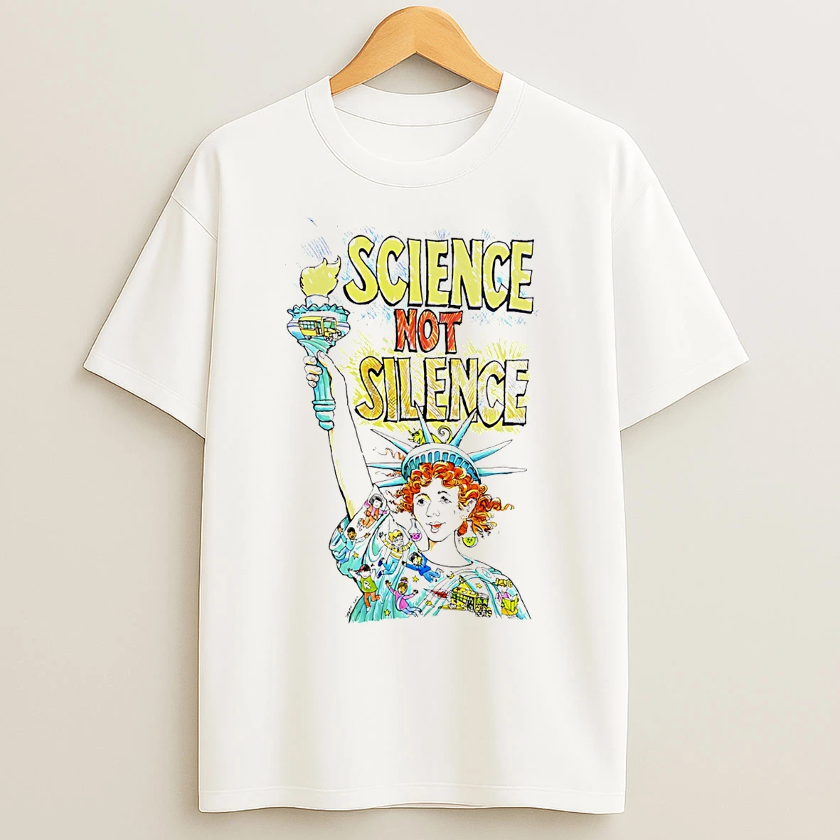 Classic Liberties Science Not Liberties Paint T Shirts
