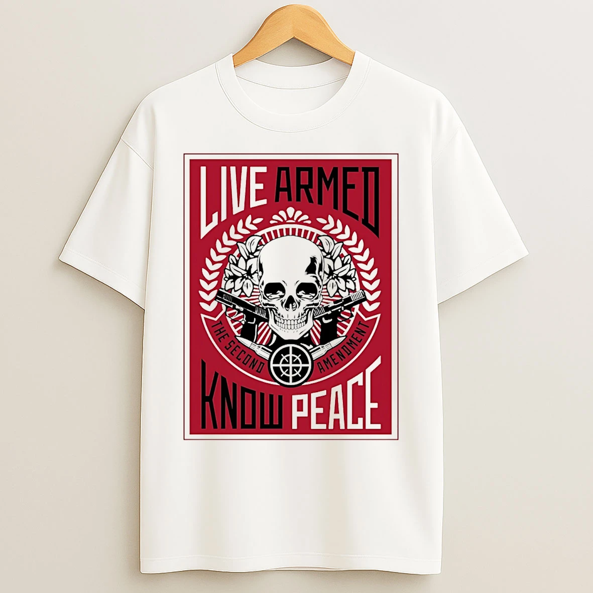 Classic Live Armed Know Peace T Shirts