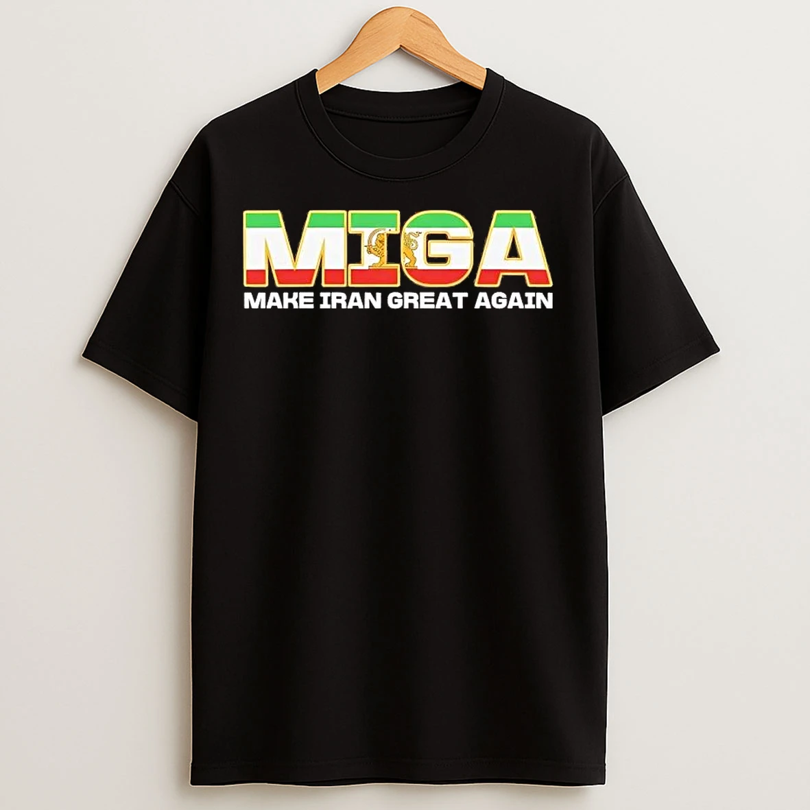 Classic Miga Make Iran Great Again Tee T Shirts