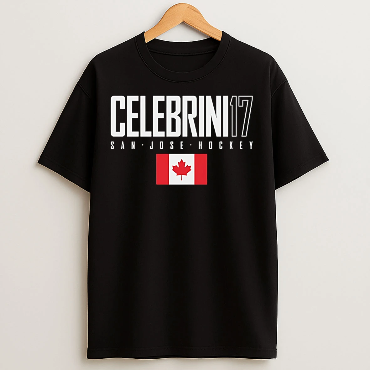 Classic Macklin Celebrini San Jose Canada Elite Number And Name T Shirts