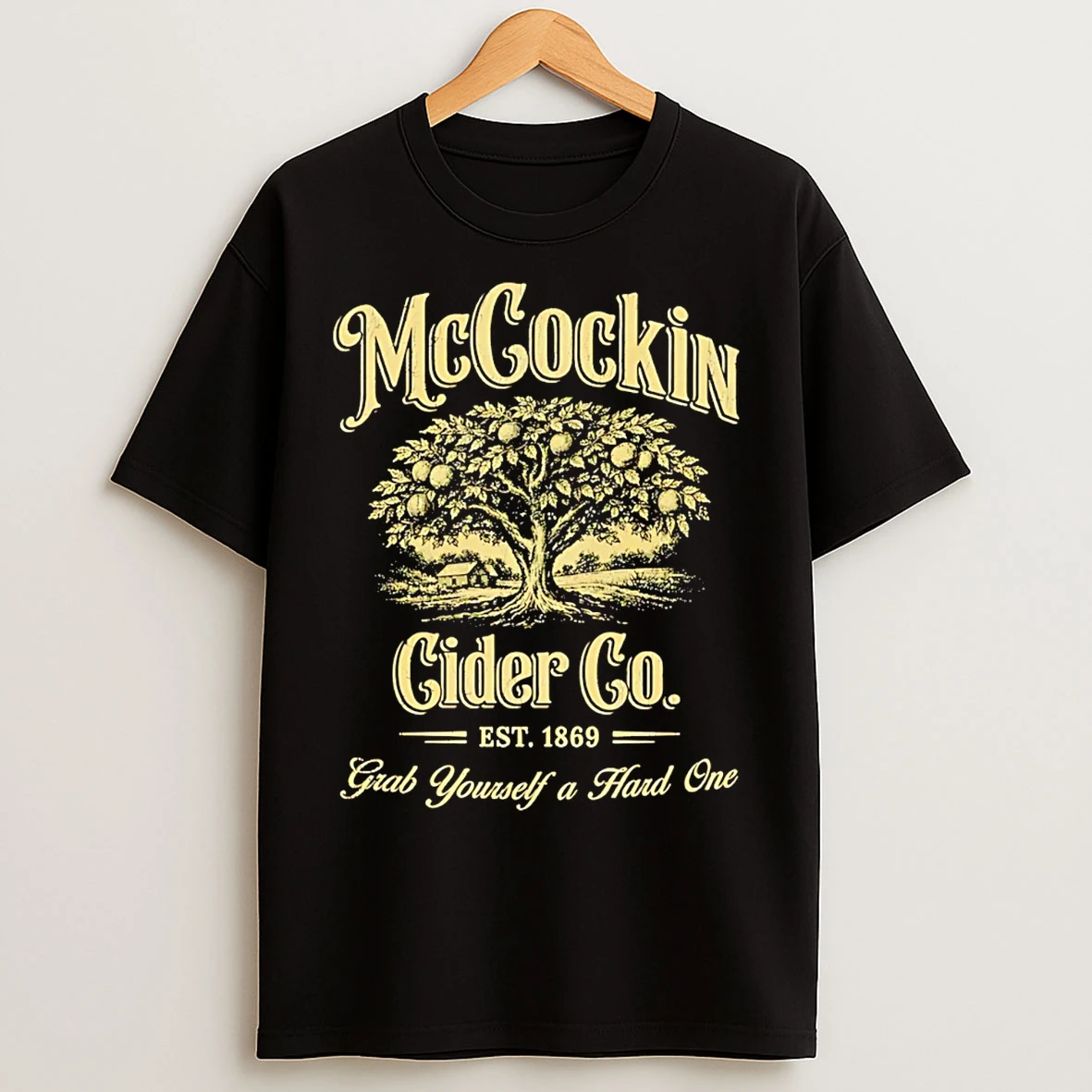 Classic Mccockin Cider Co Grab Yourself A Hard One T Shirts