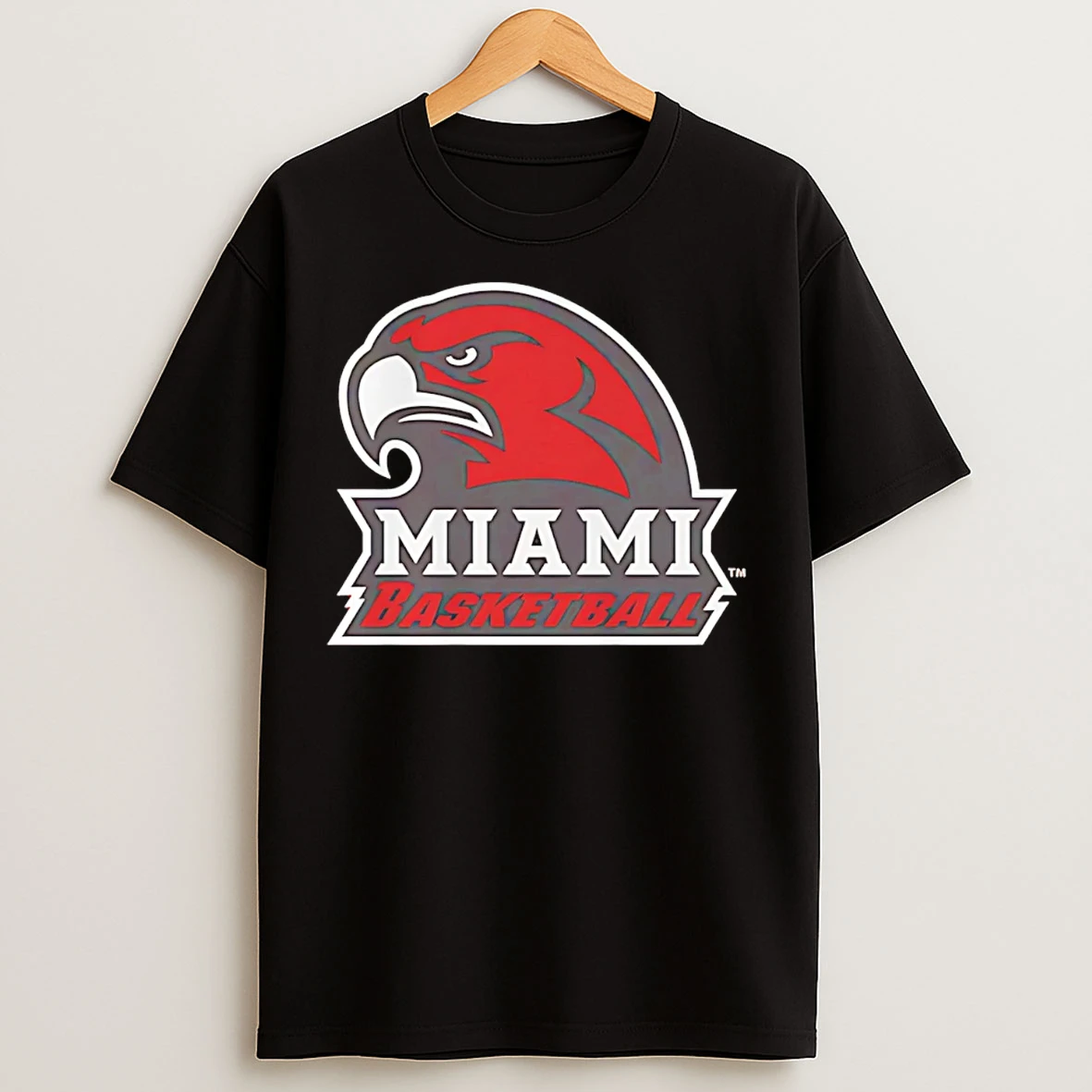 Classic Miami Redhawks Basketball Logo 2026 T Shirts
