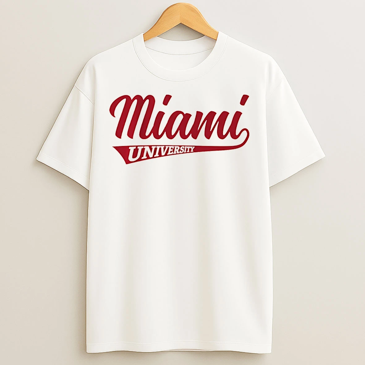 Classic Miami Redhawks Redhawks Classic Script T Shirts