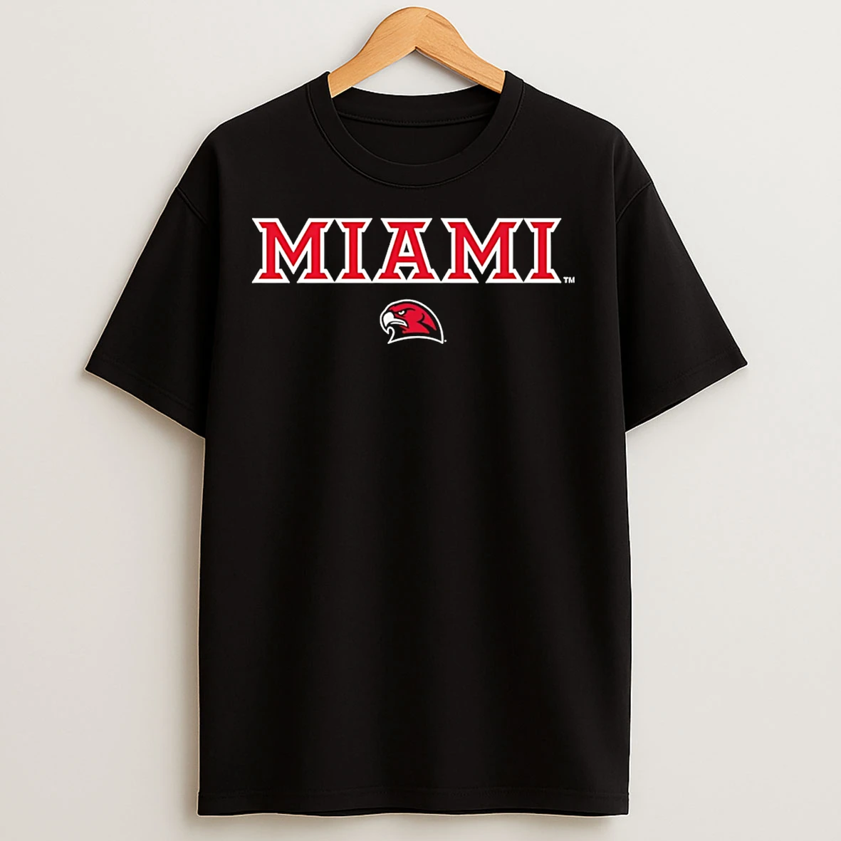 Classic Miami Redhawks Wordmark 26 T Shirts