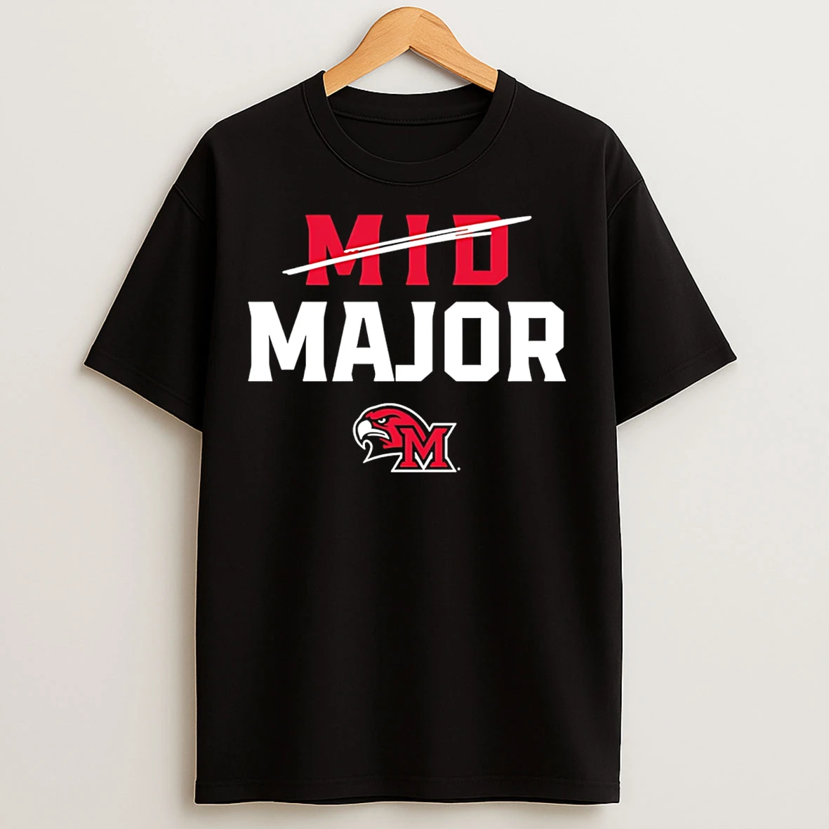 Classic Mid Major Miami Redhawks Logo T Shirts