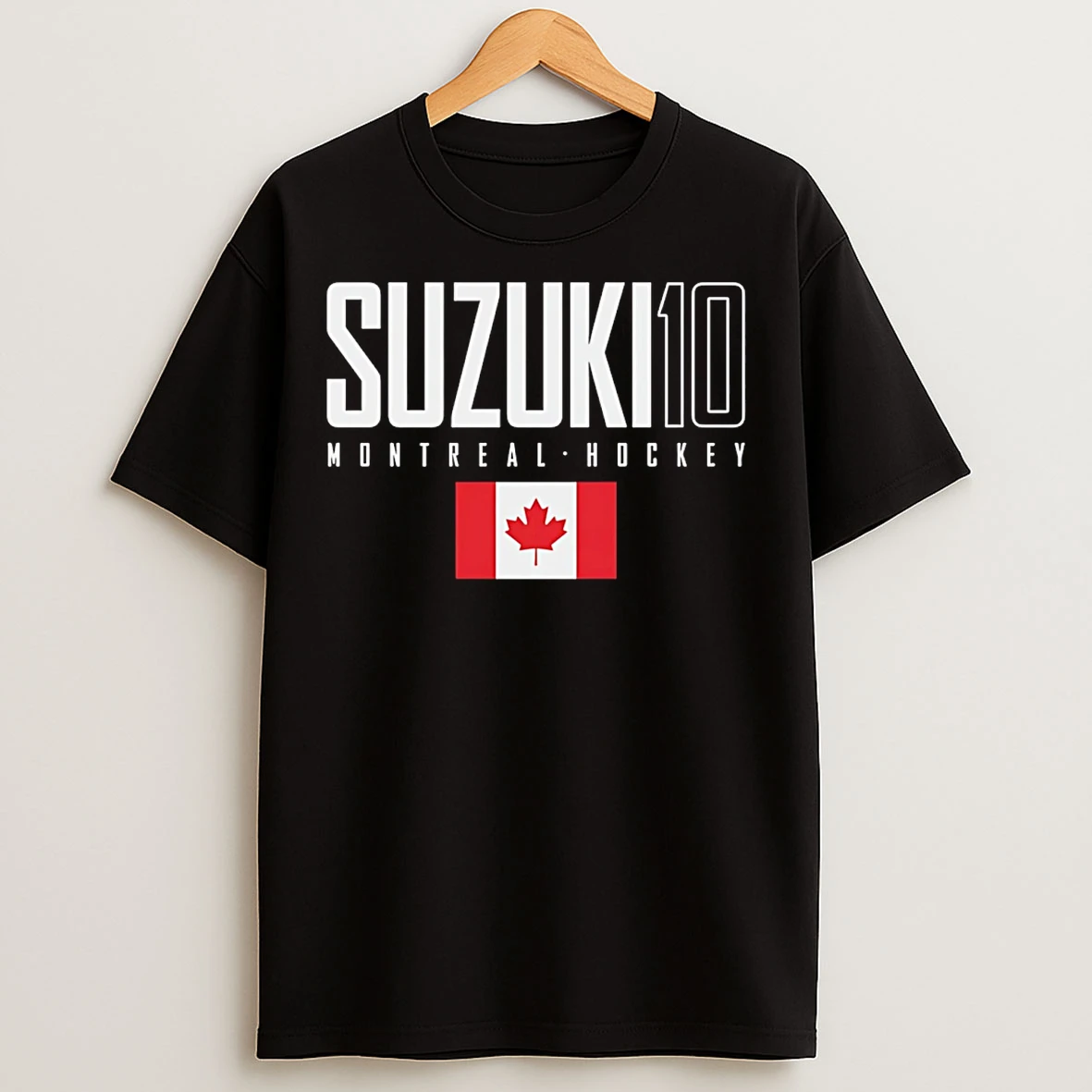 Classic Nick Suzuki Montreal Canada Elite Number And Name T Shirts