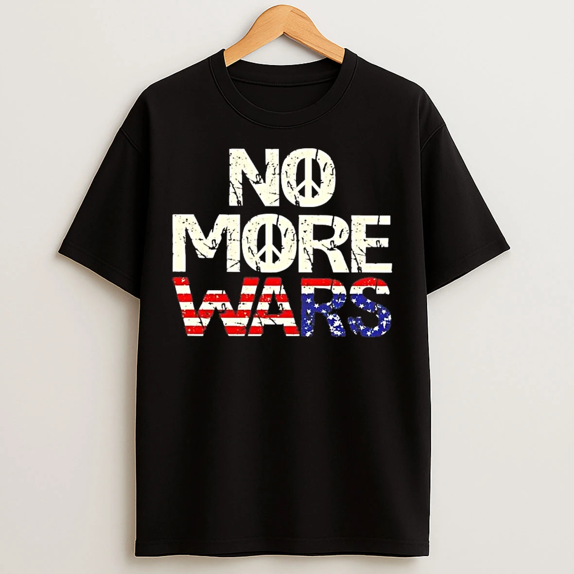 Classic No More War American Flag Tee T Shirts