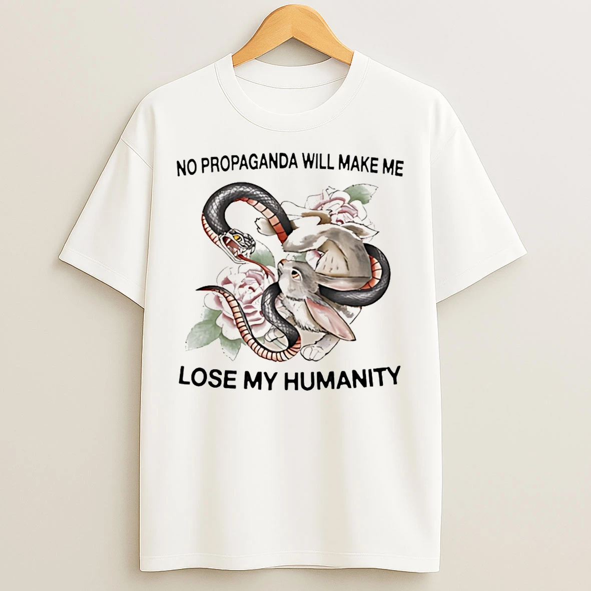 Classic No Propaganda Will Make Me Lose My Humanity T Shirts