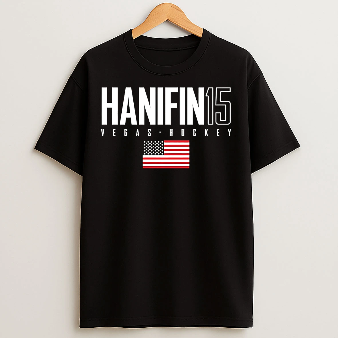 Classic Noah Hanifin Vegas Hockey Usa Elite Number And Name T Shirts
