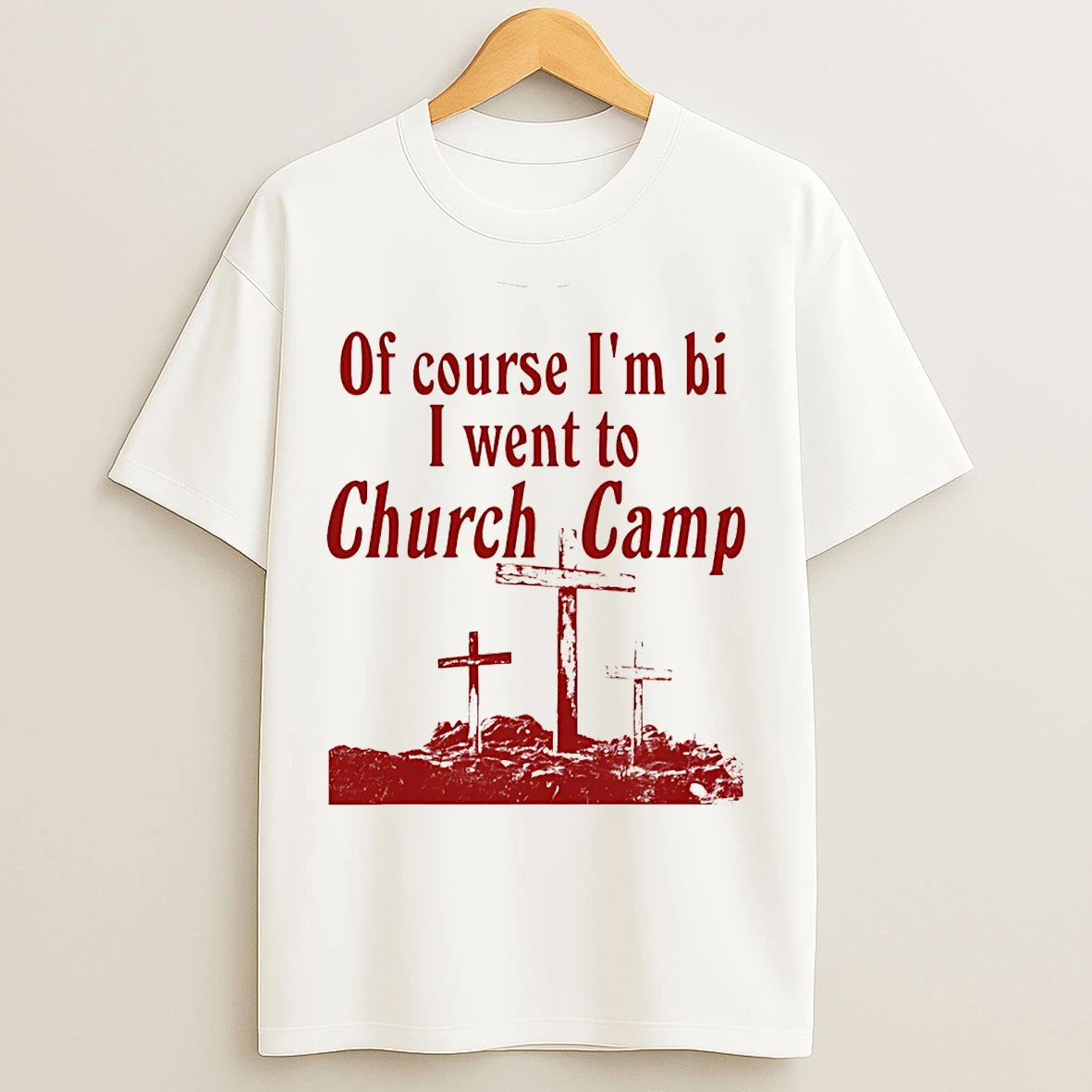 Classic Of Course Im Bi I Went To Church Camp Bible Camp T Shirts