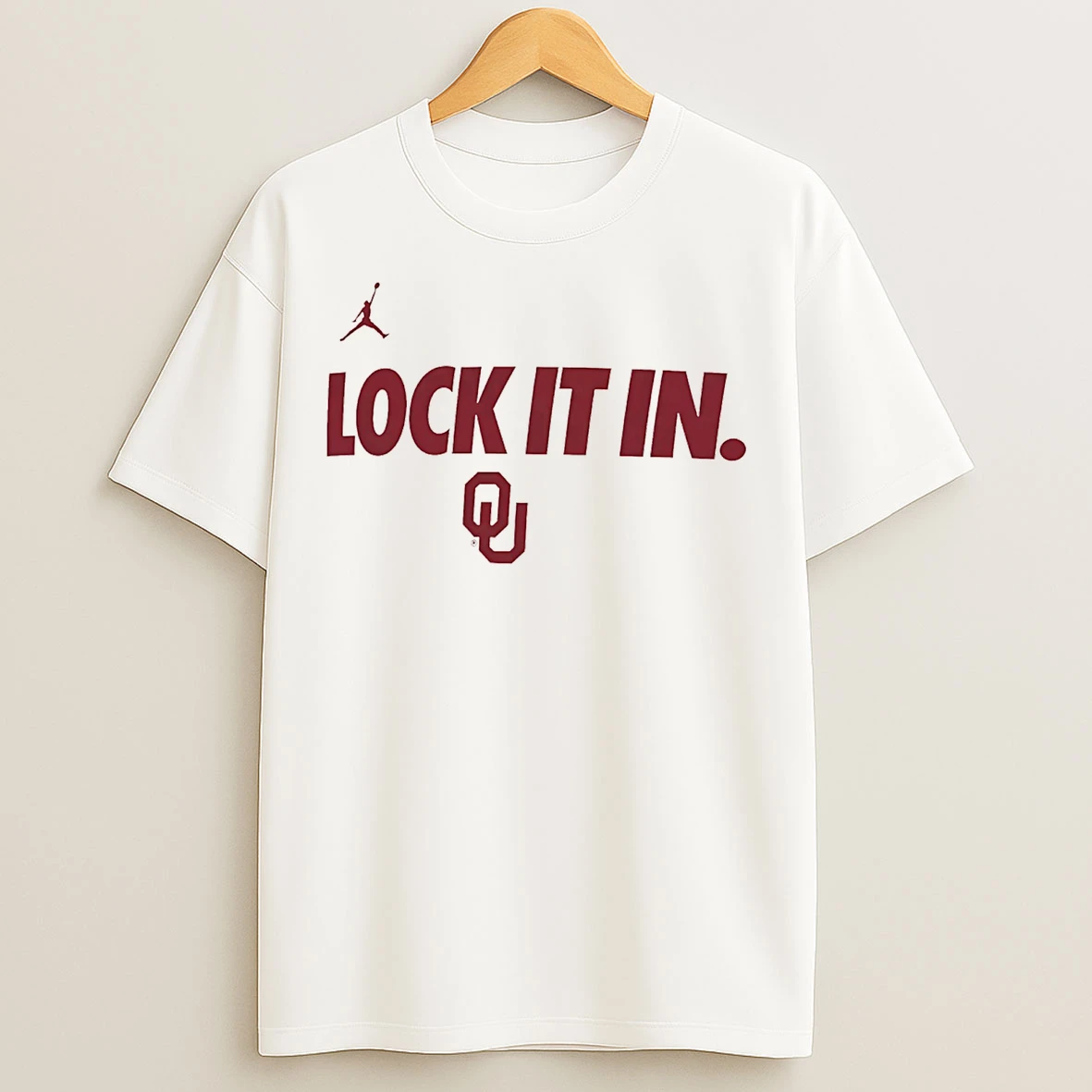 Classic Oklahoma Sooners Lock It In Logo T Shirts