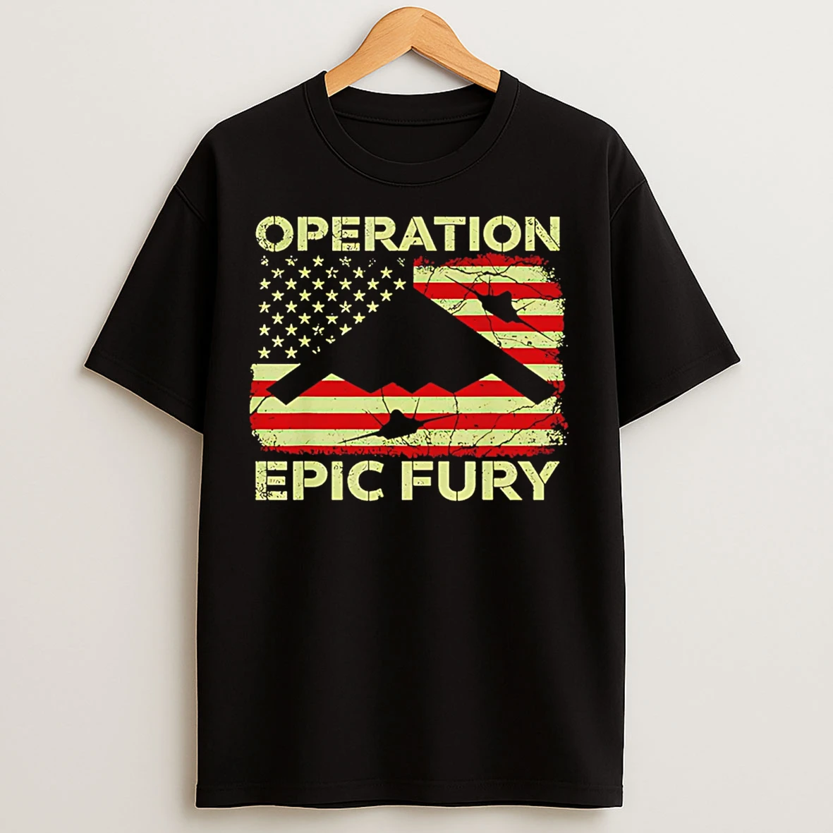 Classic Operation Epic Fury B 2 Usa Flag T Shirts