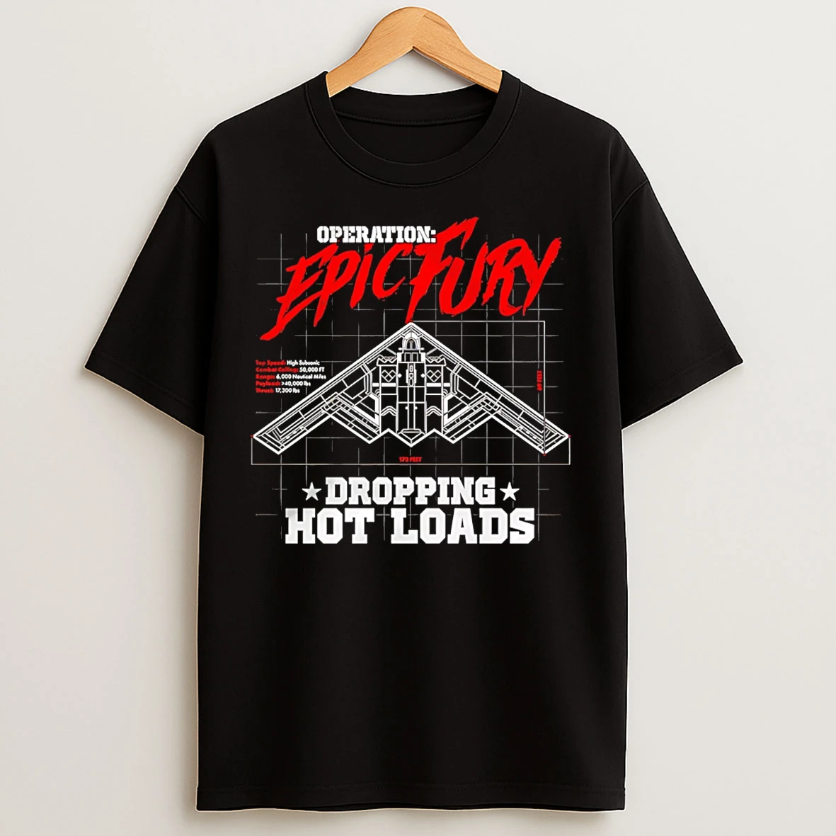 Classic Operation Epic Fury Dropping Hot Loads T Shirts