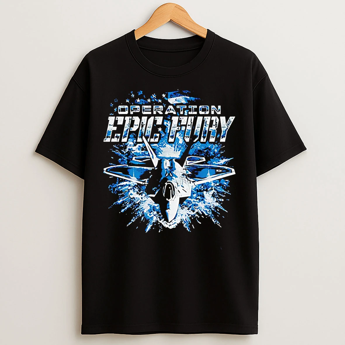 Classic Operation Epic Fury F 22 Graphic T Shirts