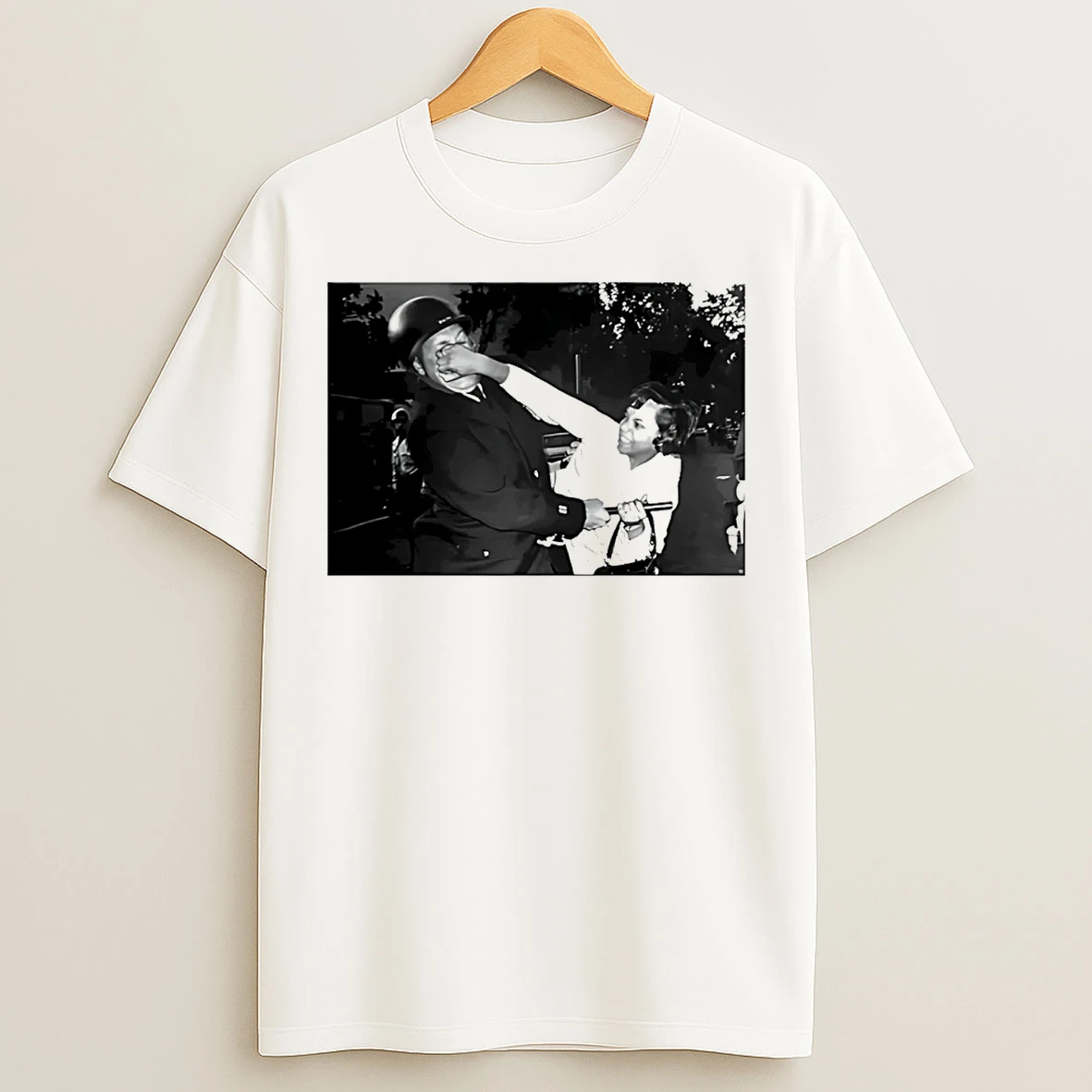 Classic Pamela Echols Punching Policeman T Shirts