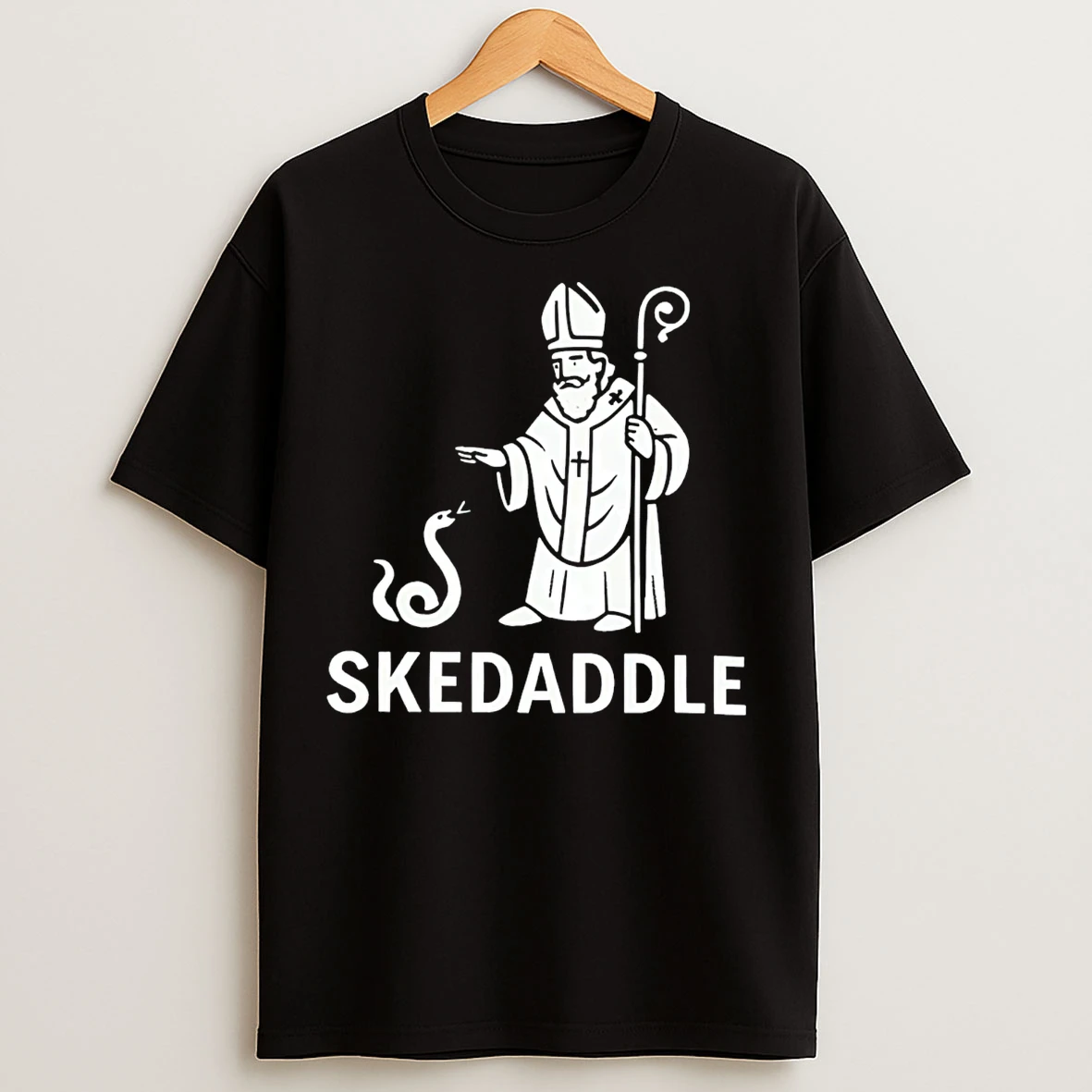 Classic Pope Snake Skedaddle St Patricks Day T Shirts