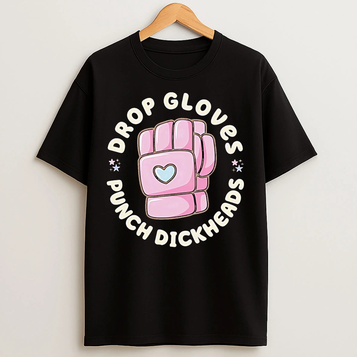 Classic Punch Dickheads Drop Gloves T Shirts