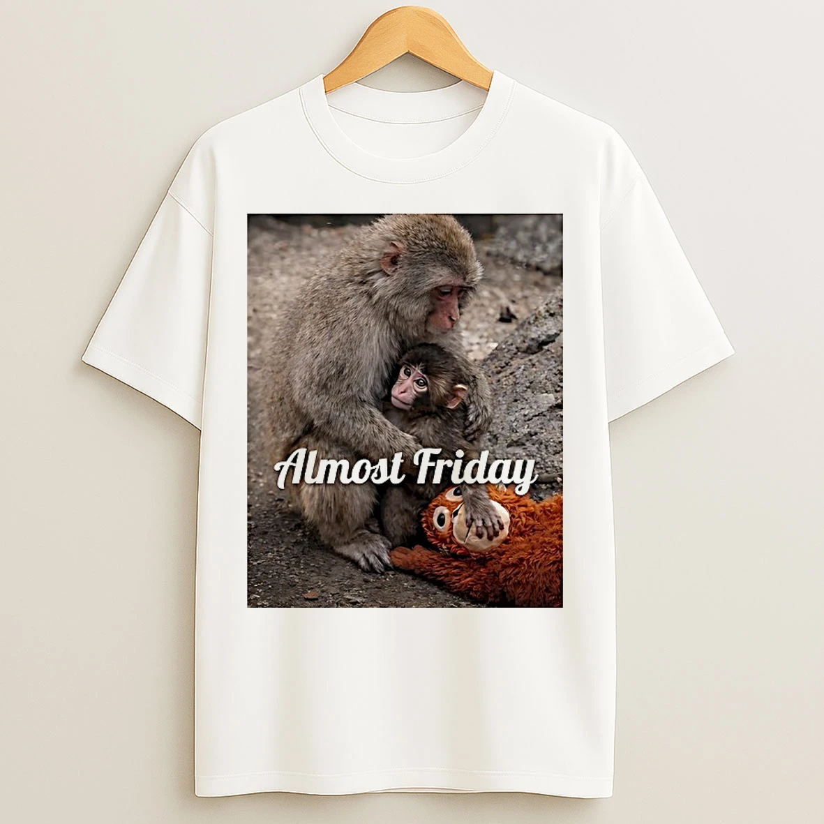 Classic Punch The Monkey Bodyguard Almost Friday T Shirts