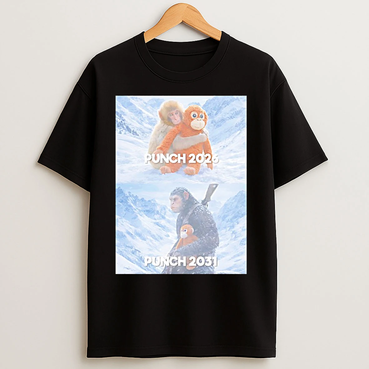 Classic Punch In 2026 And 2031 Monkey Meme T Shirts