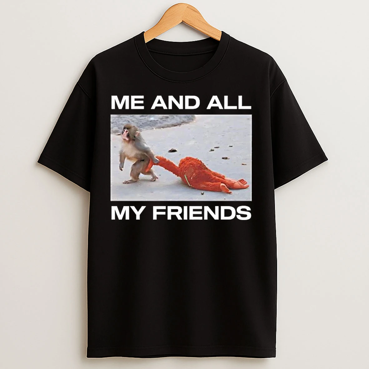 Classic Punch Kun Monkey Me And All My Friends T Shirts