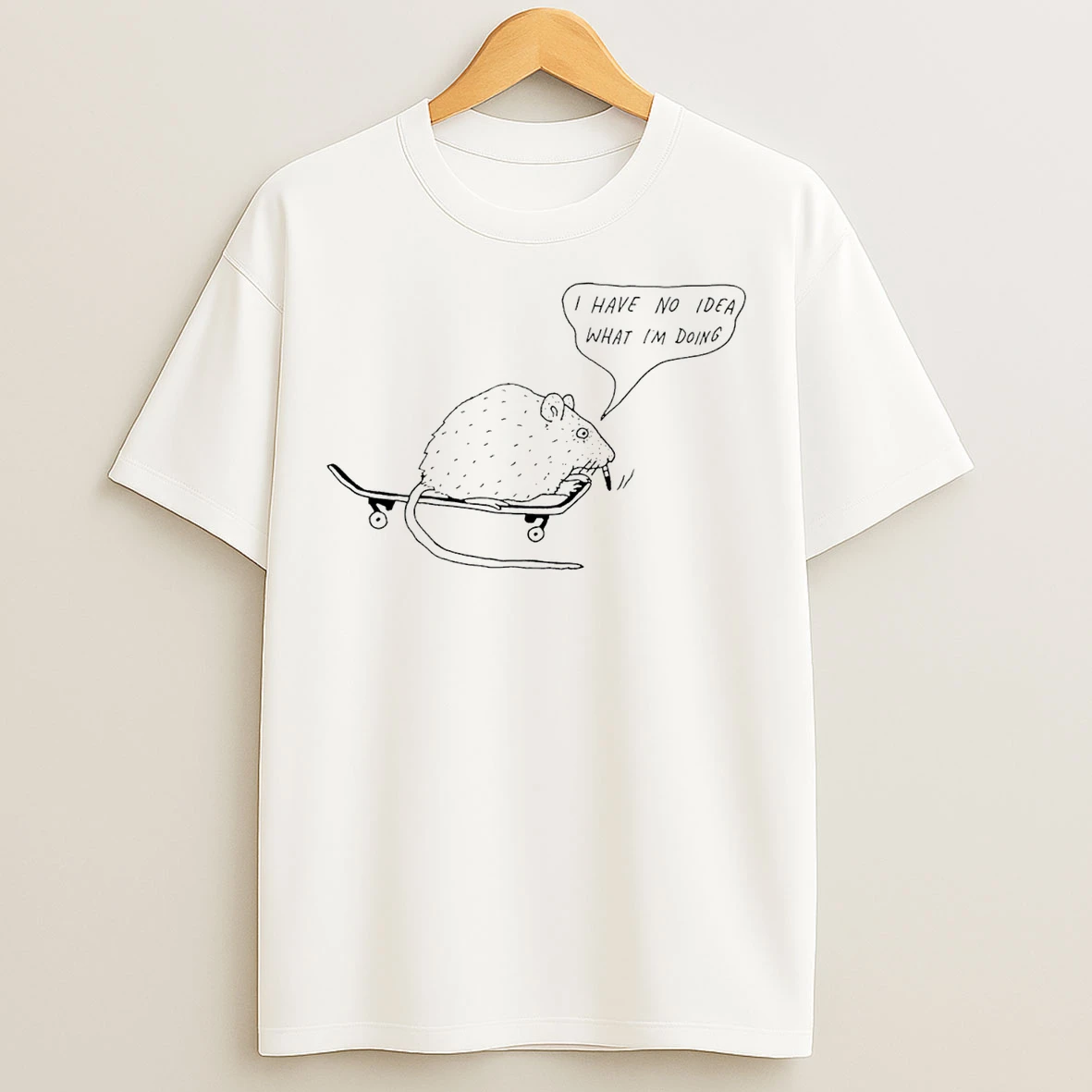 Classic Rat I Have No Idea What Im Doing Paint T Shirts