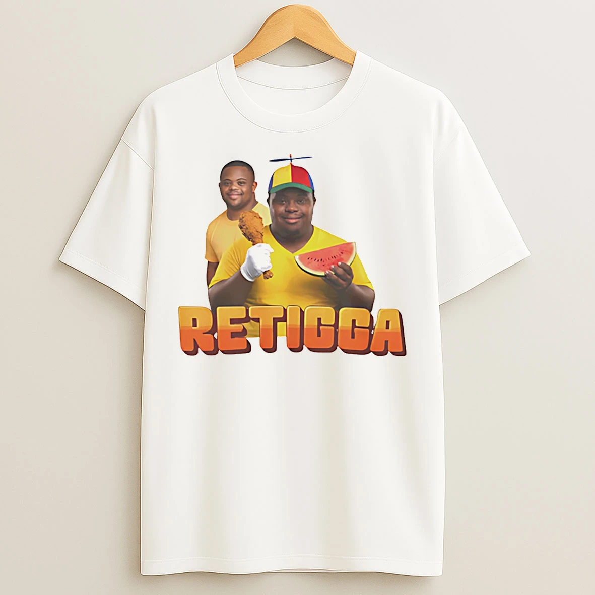 Classic Retigga Fried Chicken And Watermelon Meme T Shirts