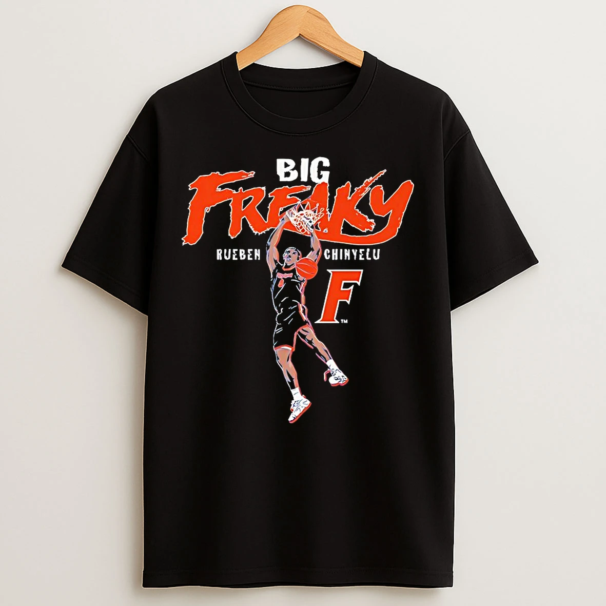 Classic Rueben Chinyelu Big Freaky Florida Gators Basketball T Shirts
