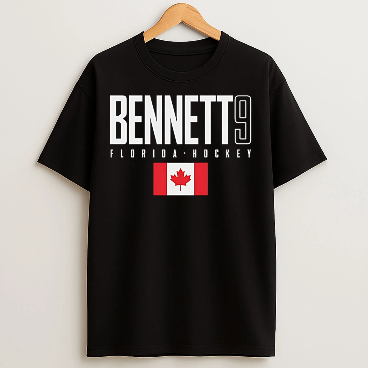 Classic Sam Bennett Florida Canada Elite Number And Name T Shirts