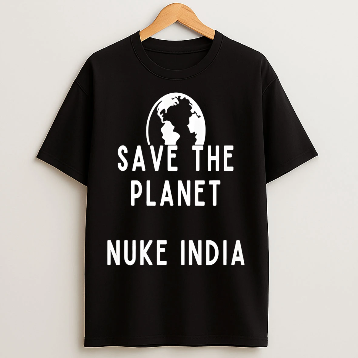 Classic Save The Planet Nuke India T Shirts