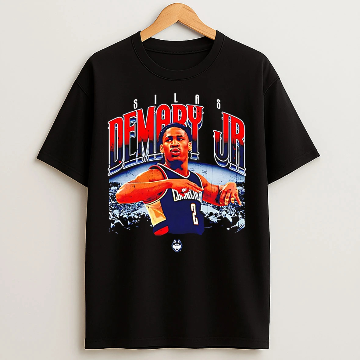 Classic Silas Demary Jr Uconn Basketball Ncaa Player Collage T Shirts