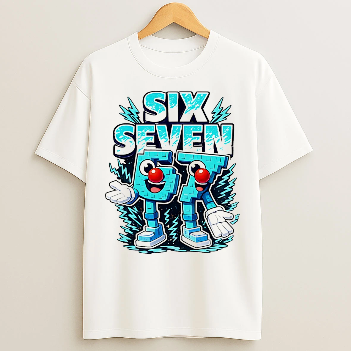 Classic Six Seven 6 7 Red Nose Day T Shirts
