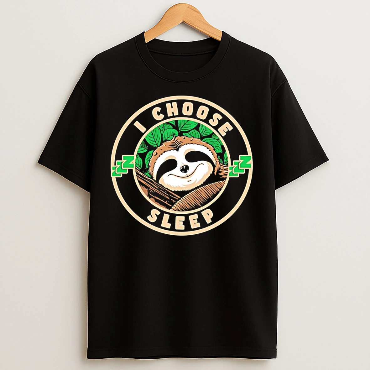 Classic Sloth I Choose Sleep T Shirts