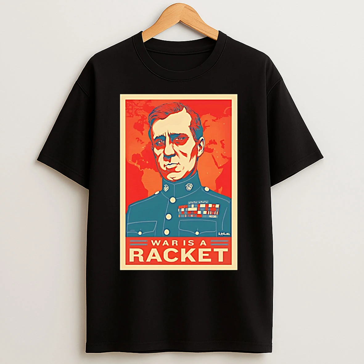 Classic Smedley Butler War Is A Racket Organic T Shirts