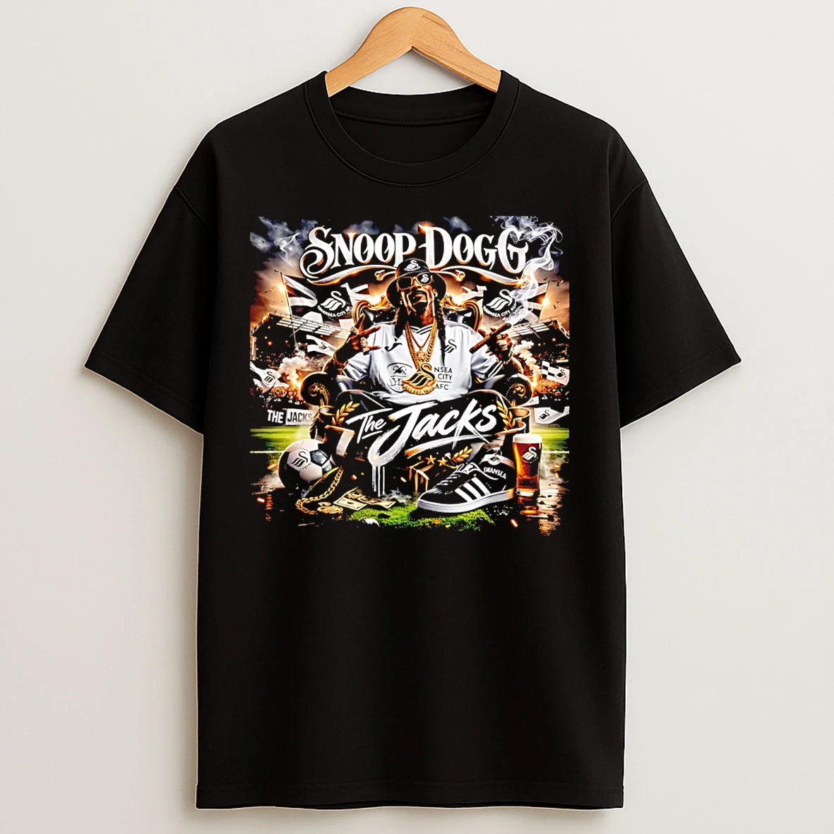 Classic Snoop Dogg The Jacks Swansea Graphic T Shirts