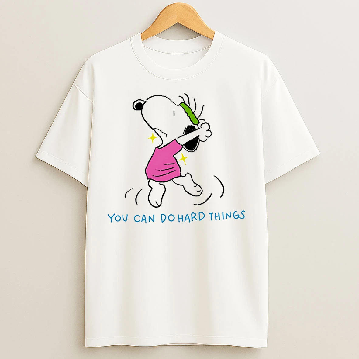 Classic Snoopy You Can Do Hard Things T Shirts