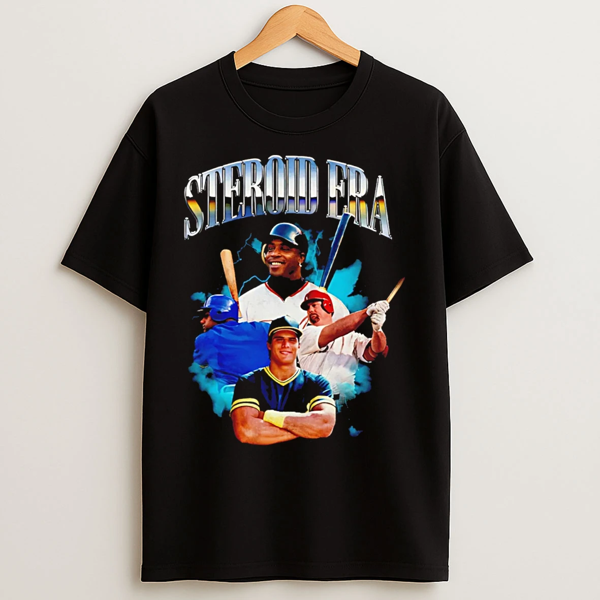 Classic Steroid Szn Baseball Player Graphic T Shirts