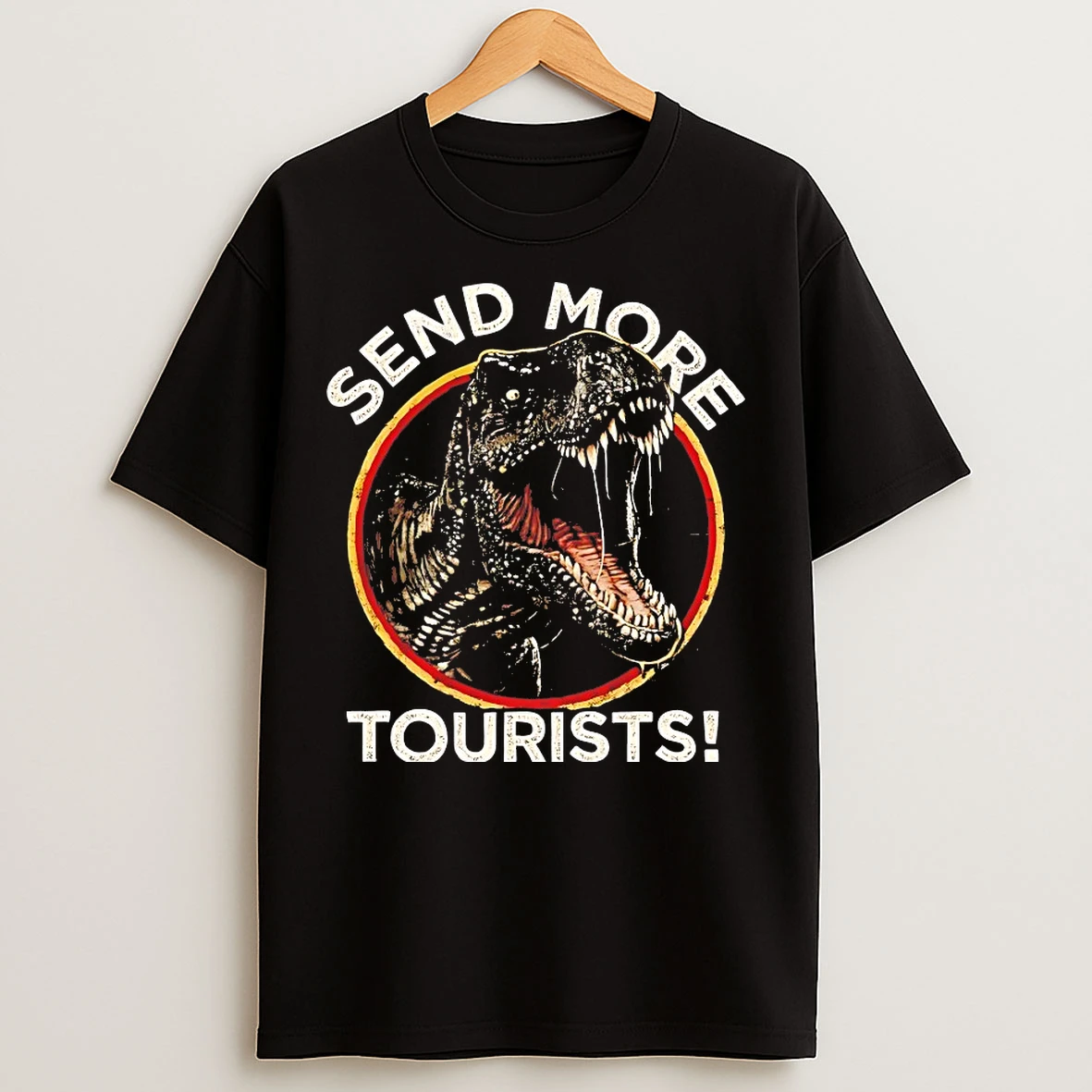 Classic T Rex Send More Tourists T Shirts
